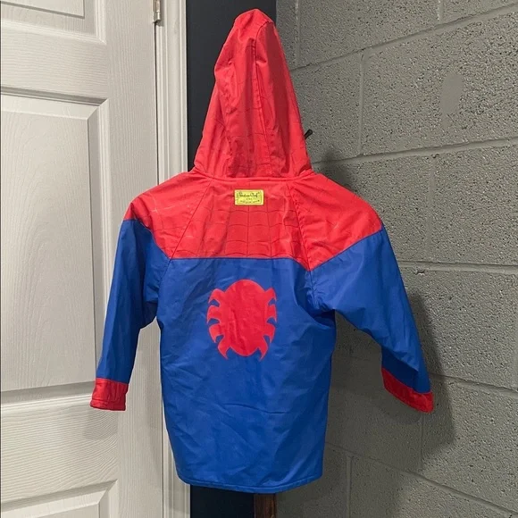 Marvel Red and Blue Spider-Man Kids Raincoat - Picture 2 of 8